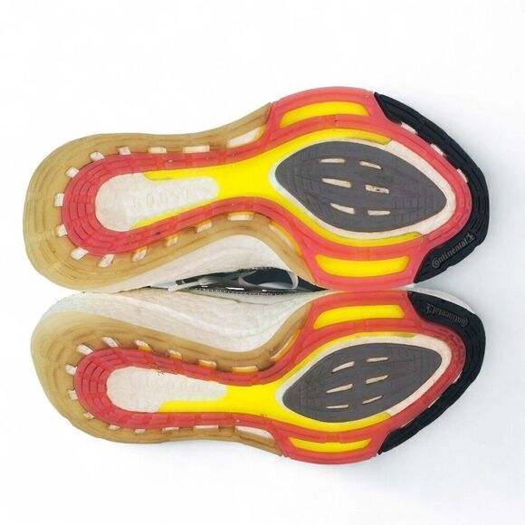 Adidas UltraBoost 21 'White Solar Yellow' Running Shoes FY0401 Women's 8 - Picture 8 of 12